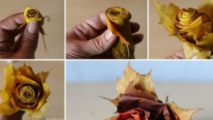 Image illustrant l'article 49 créations en utilisant les matériaux offerts par l’automne