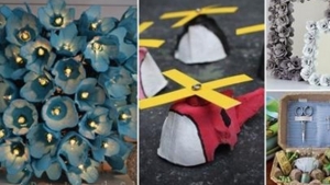 Image illustrant l'article Voici 14 idées pour vous inciter à recycler vos boîtes d’œufs avec originalité