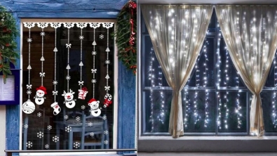Illustration : "15 Idées pour habiller vos fenêtres aux couleurs de Noël"