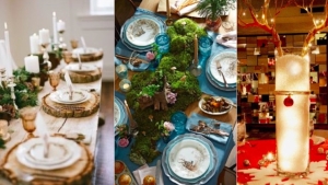 Image illustrant l'article Une table de Noël merveilleusement décorée grâce à 44 idées