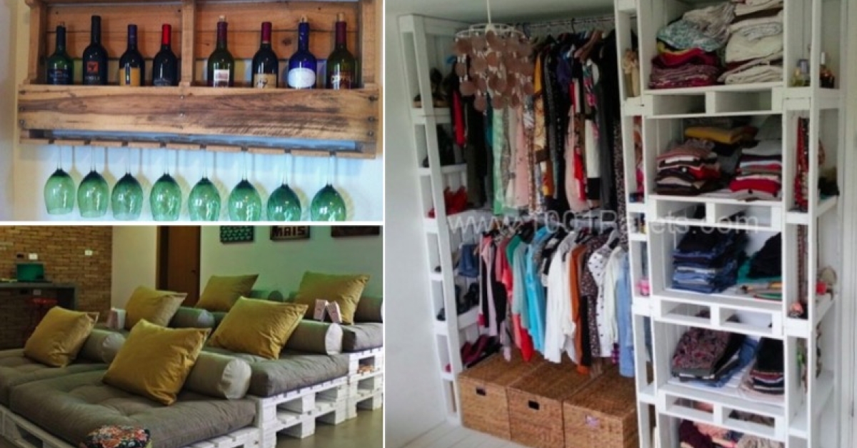 16 idées pour recycler des palettes en bois pour votre maison
