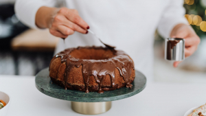 Illustration : "Un gâteau gourmand à la pâte à tartiner sans huile et sans beurre, c’est possible"