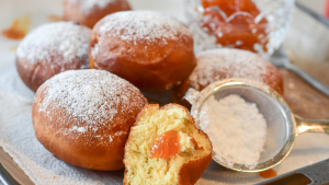 Illustration : "La recette pour des beignets au citron savoureux, beaux et bons"