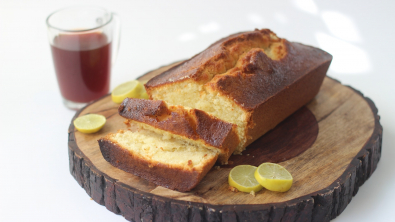 Illustration : Un cake au citron parfumé, léger et sans gluten