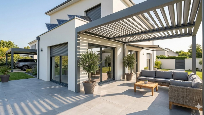 Illustration : Pergolas, volets, portails : nos conseils pour r&eacute;ussir vos projets d'am&eacute;nagement ext&eacute;rieur sur mesure en ligne