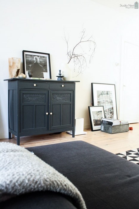 Illustration de l'article : 40 id&eacute;es d'int&eacute;rieurs qui vous apprendront &agrave; appr&eacute;cier la valeur du noir en d&eacute;co